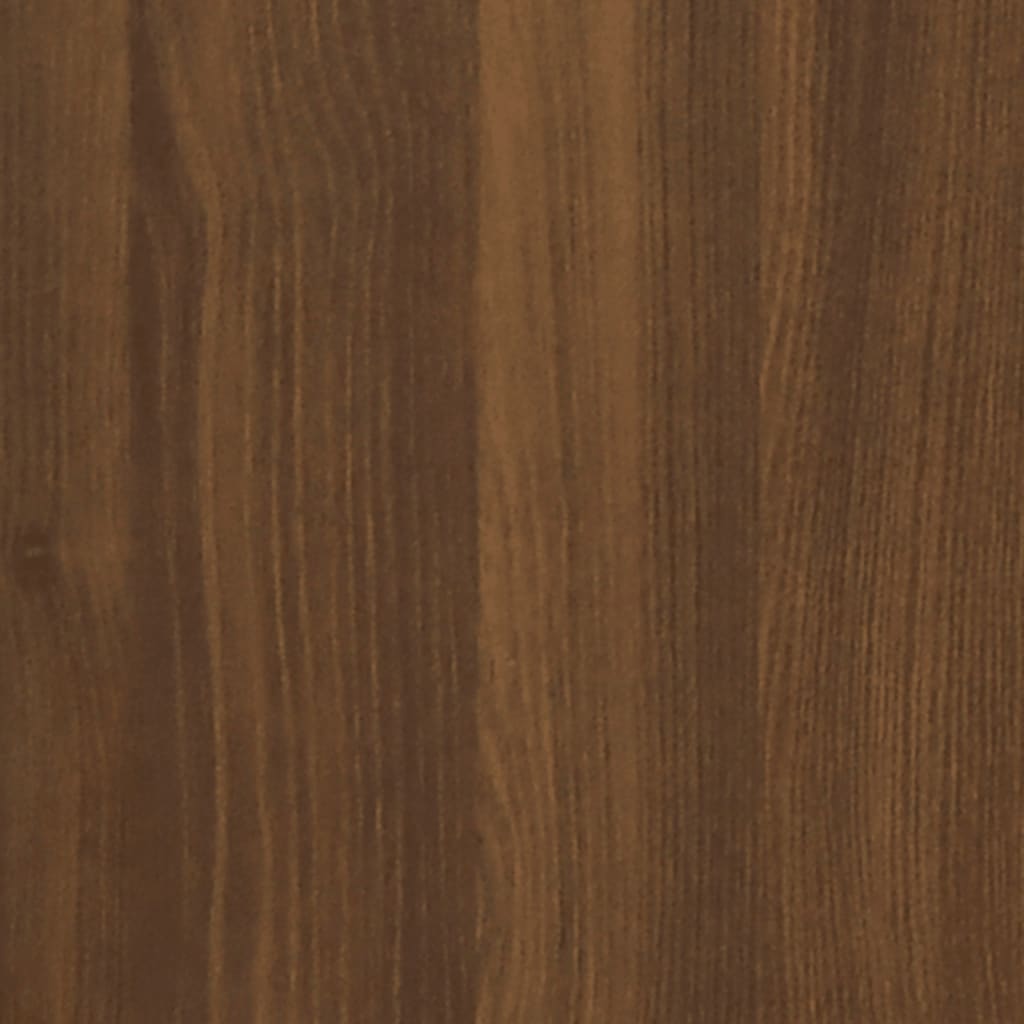 2 db barna tölgyszínű szerelt fa faliszekrény 80 x 35 x 36,5 cm