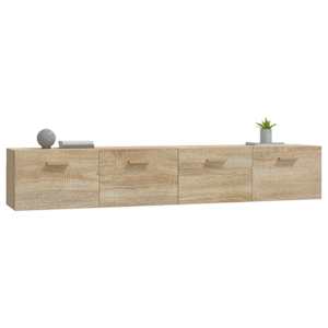 Nástěnné skříňky 2 ks dub sonoma 100x36,5x35cm kompozitní dřevo - obrázek 5