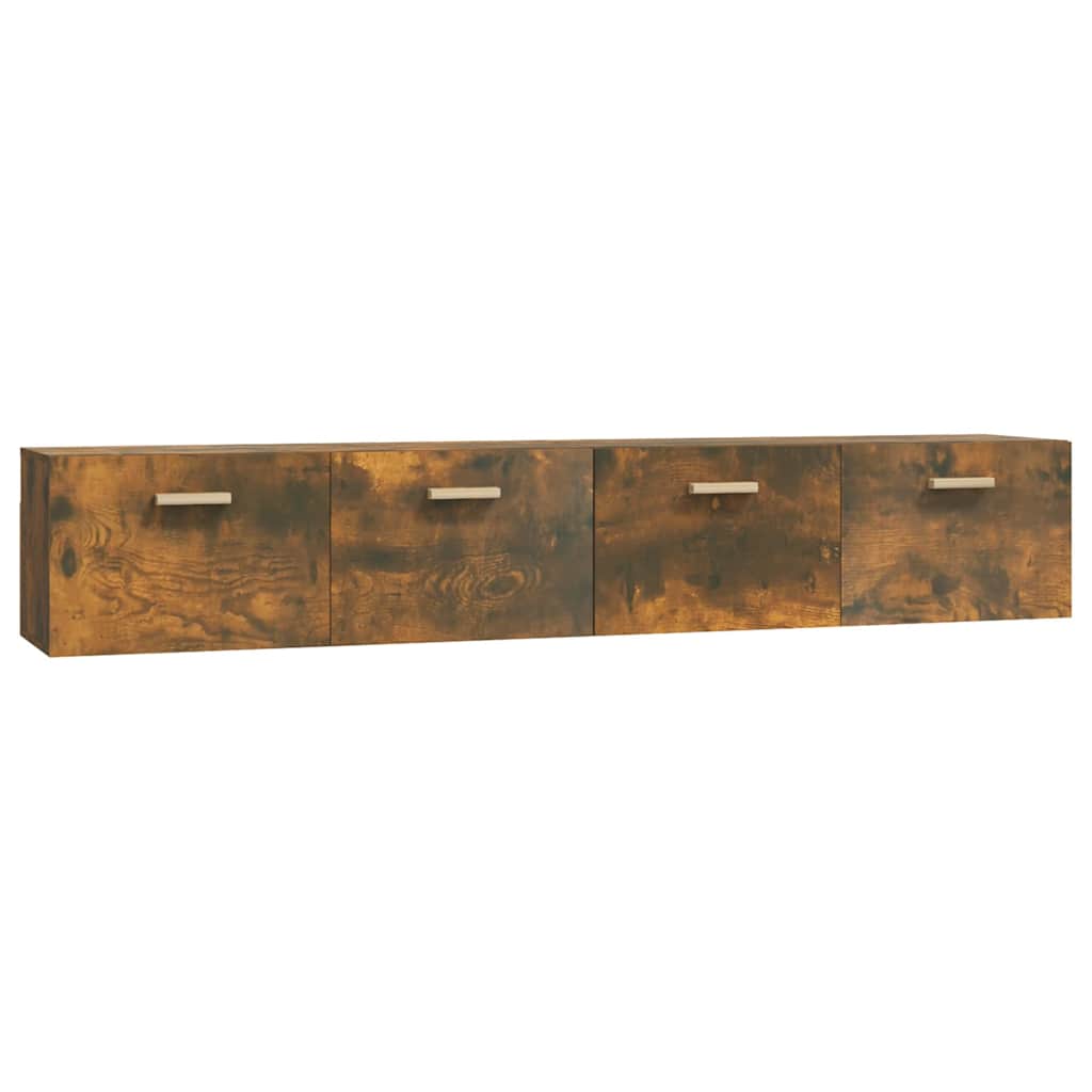 vidaXL Nástěnné skříňky 2 ks kouřový dub 100 x 36,5 x 35 cm kompozit
