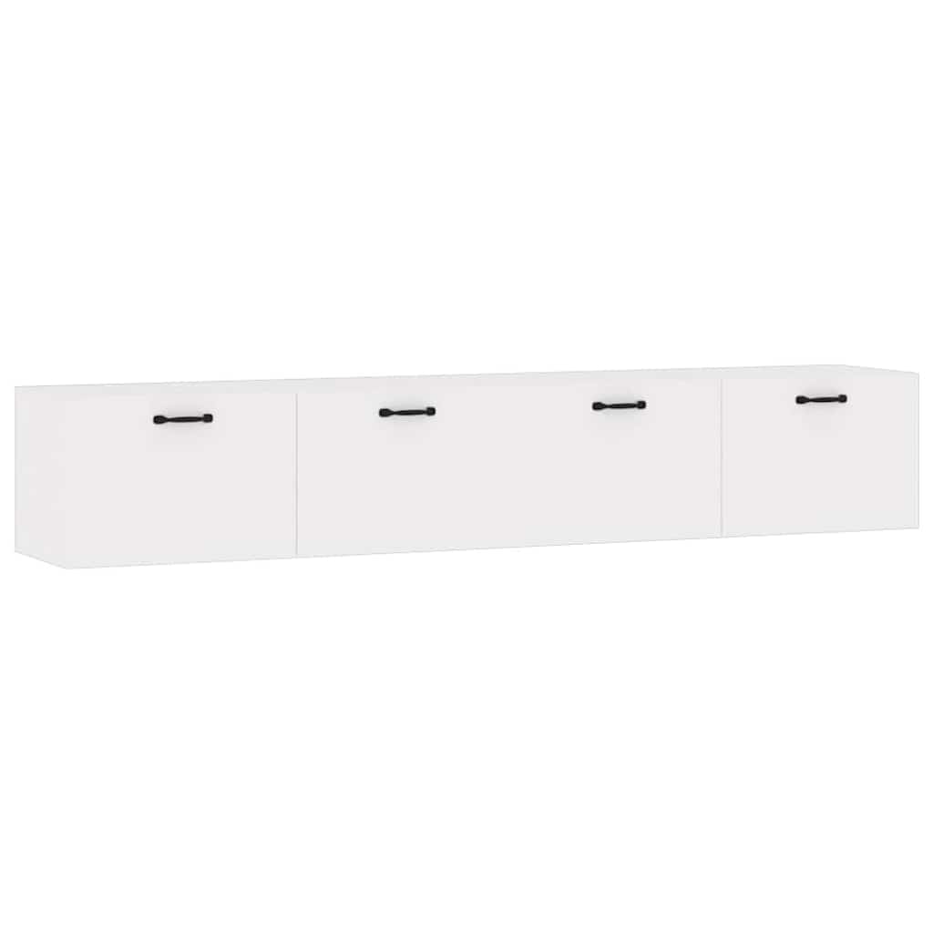 vidaXL Nástěnné skříňky 2 ks bílé 100 x 36,5 x 35 cm kompozitní dřevo