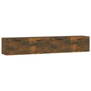 Nástěnné skříňky 2 ks kouřový dub 100 x 36,5 x 35 cm kompozit - obrázek 2