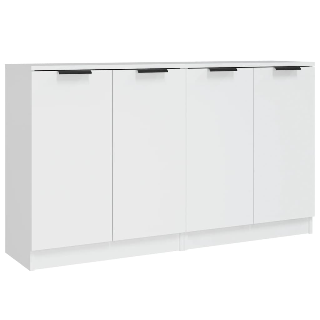 vidaXL Komoda 2 kosa bela 60x30x70 cm konstruiran les