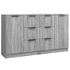 vidaXL puhvetkapid 2 tk, hall Sonoma tamm, 60 x 30 x 70 cm, tehispuit