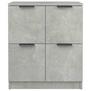Příborníky 2 ks betonově šedé 60 x 30 x 70 cm kompozitní dřevo - obrázek 4