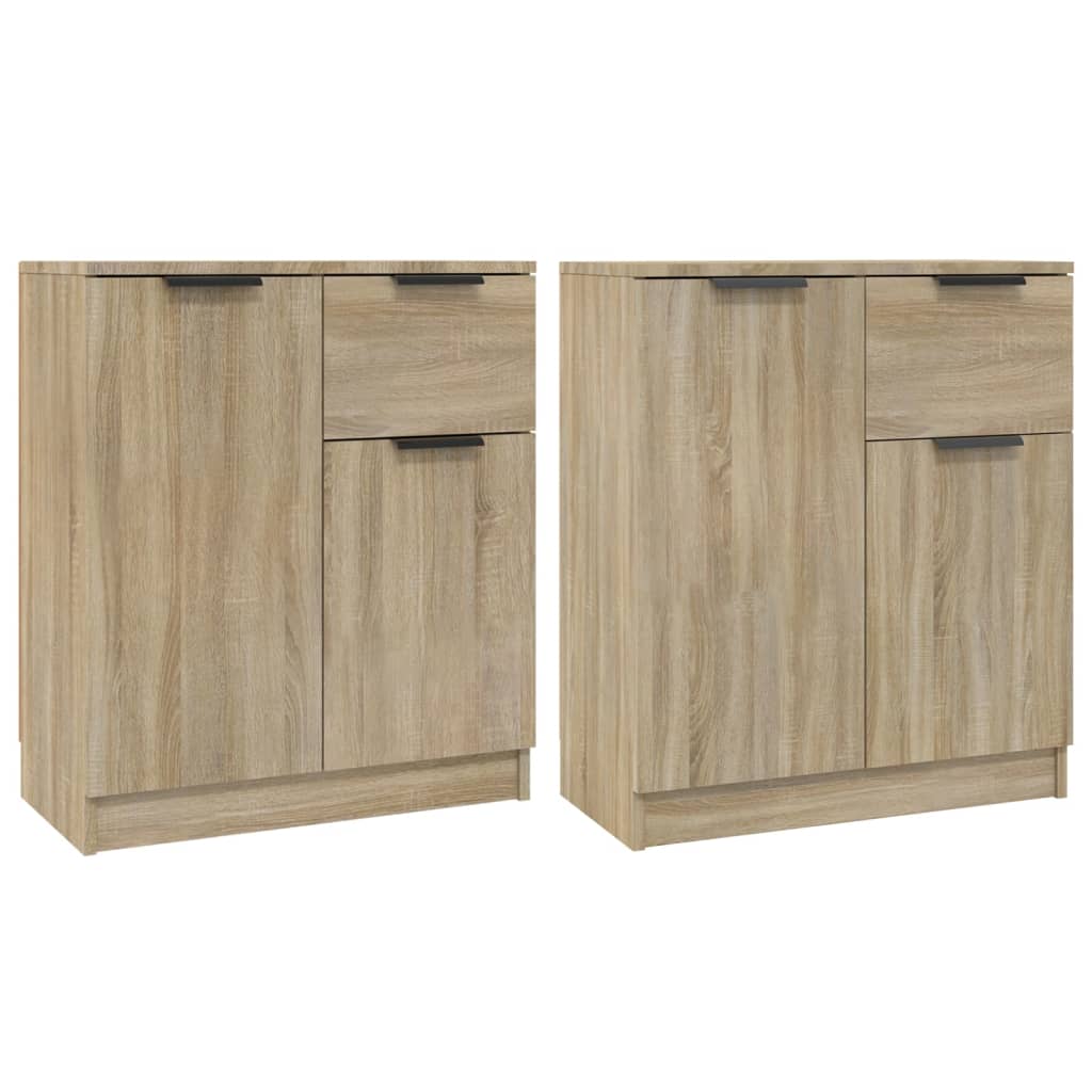 vidaXL Příborníky 2 ks dub sonoma 60 x 30 x 70 cm kompozitní dřevo