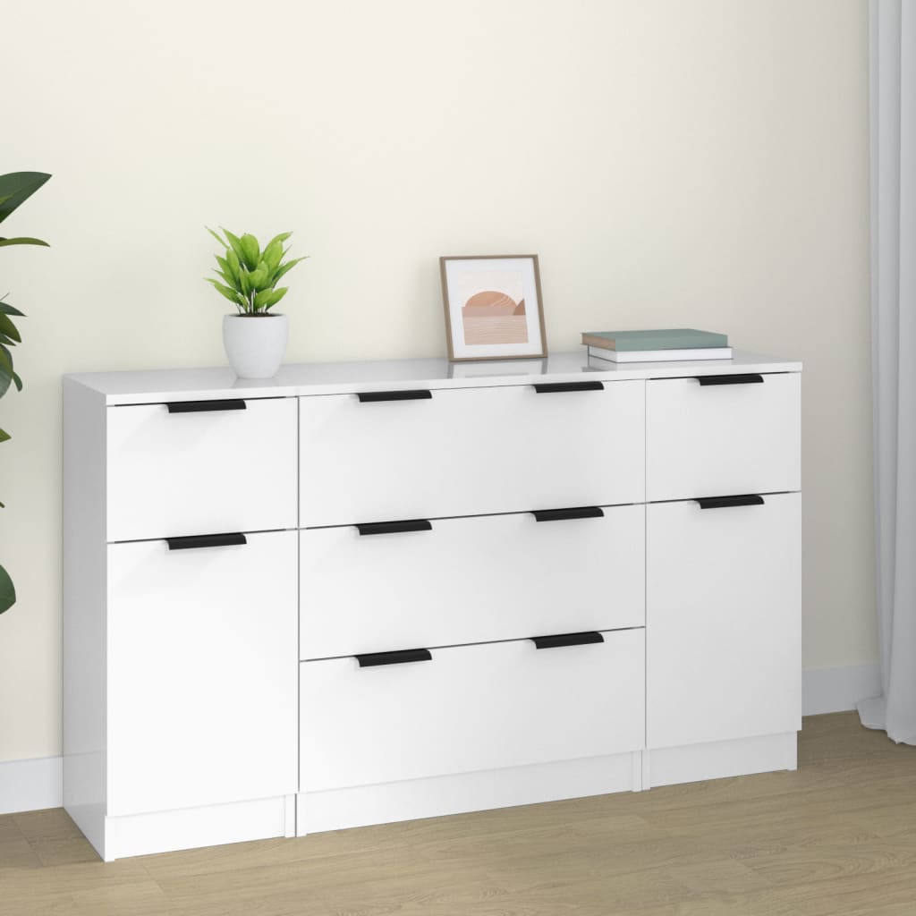 Ikea white online gloss tallboy