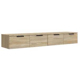 Nástěnné skříňky 2 ks dub sonoma 68x30x20 cm kompozitní dřevo - obrázek 2