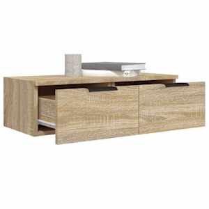 Nástěnné skříňky 2 ks dub sonoma 68x30x20 cm kompozitní dřevo - obrázek 5