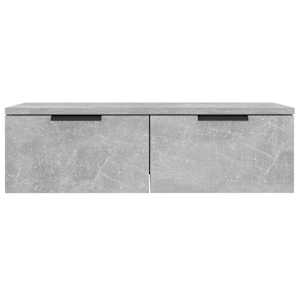 Nástěnné skříňky 2 ks betonově šedé 68x30x20cm kompozitní dřevo - obrázek 9
