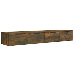 Nástěnné skříňky 2 ks kouřový dub 68x30x20 cm kompozitní dřevo - obrázek 2