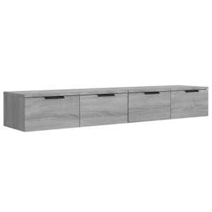 vidaXL seinakapid, 2 tk, hall Sonoma tamm, 68x30x20 cm, tehispuit