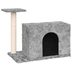 Škrabadlo pro kočky se sisalovým sloupkem světle šedé 51 cm - obrázek 2