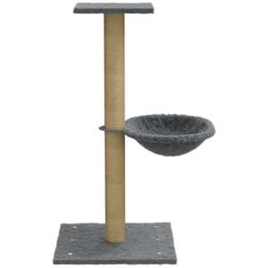 Škrabadlo pro kočky se sisalovým sloupkem světle šedé 74 cm - obrázek 5