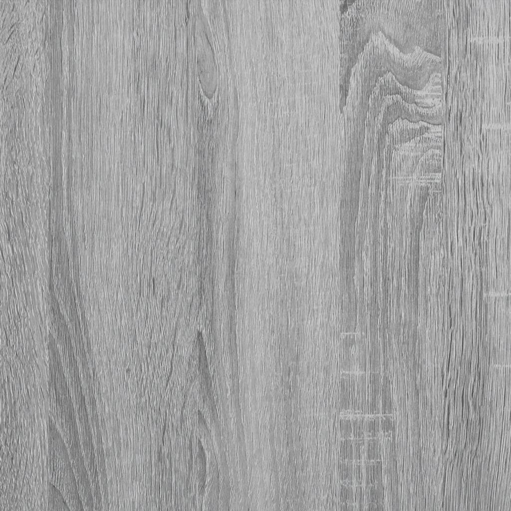 szürke sonoma színű szerelt fa sarokszekrény 33 x 33 x 164,5 cm