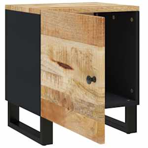 Noční stolky 2 ks 40 x 33 x 46 cm masivní mangovníkové dřevo - obrázek 9