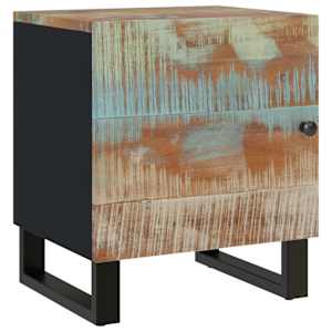 Noční stolky 2 ks 40 x 33 x 46 cm masivní recyklované dřevo - obrázek 17