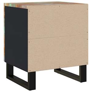 Noční stolky 2 ks 40 x 33 x 46 cm masivní recyklované dřevo - obrázek 4