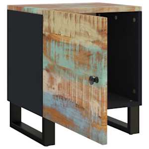 Noční stolky 2 ks 40 x 33 x 46 cm masivní recyklované dřevo - obrázek 8