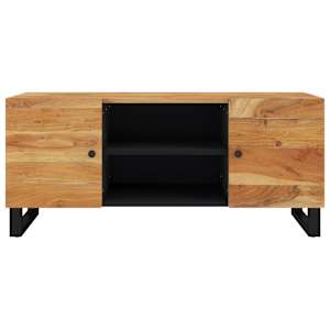 TV skříňka 105x33x46 cm masivní akáciové dřevo - obrázek 4