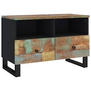 TV skříňka 70 x 33 x 46 cm masivní recyklované dřevo - obrázek 2