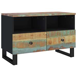 TV skříňka 70 x 33 x 46 cm masivní recyklované dřevo - obrázek 13