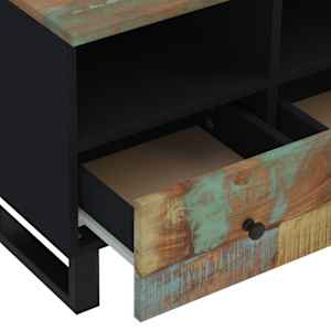 TV skříňka 70 x 33 x 46 cm masivní recyklované dřevo - obrázek 6