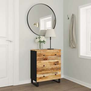 Komoda 60x33x75 cm trden mangov les