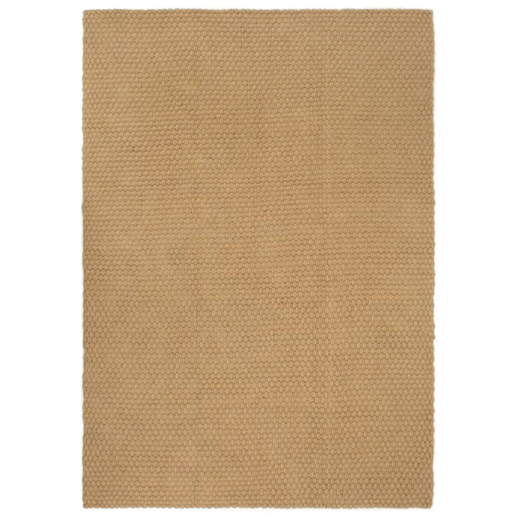 vidaXL Tapis rectangulaire Naturel 80x160 cm Jute