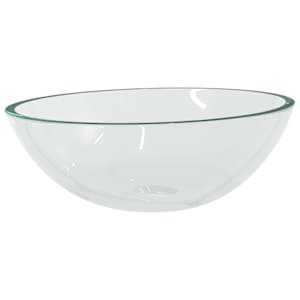 Umyvadlo sklo 50 x 37 x 14 cm průhledné - obrázek 2