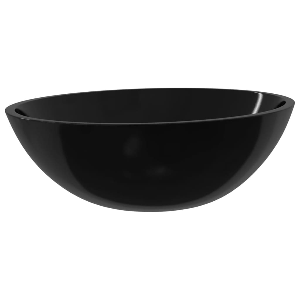 vidaXL feh&eacute;r &uuml;veg fekete 50 x 37 x 14 cm