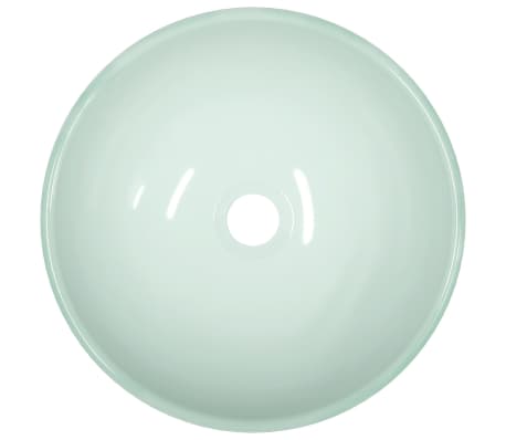 vidaXL Lavabo Verre tremp&eacute; 35x12 cm Blanc