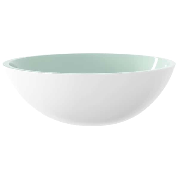 vidaXL valamu, klaas, 50 x 37 x 14 cm, valge