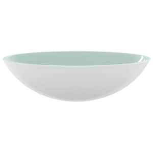 Umyvadlo sklo 50 x 37 x 14 cm bílé - obrázek 3