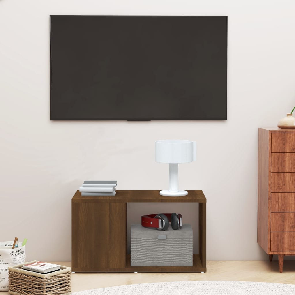 Petrashop  TV skříňka hnědý dub 60 x 24 x 32 cm kompozitní dřevo