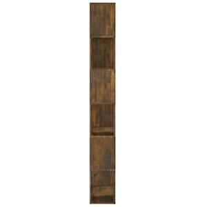 Knihovna / dělicí stěna kouřový dub 60x24x186 cm - obrázek 6