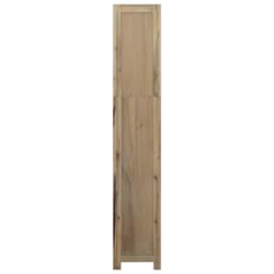 Knihovna se 6 policemi 80 x 30 x 170 cm masivní akáciové dřevo - obrázek 4