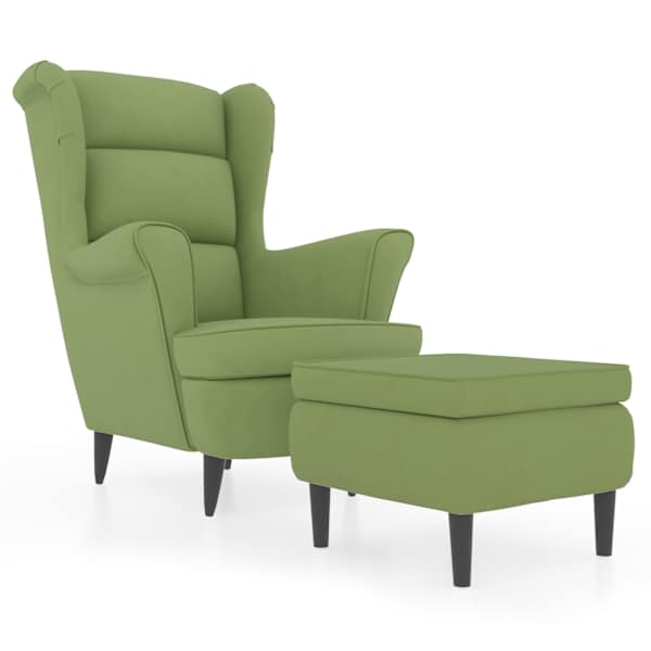 vidaXL tugitool jalapingiga, heleroheline, samet