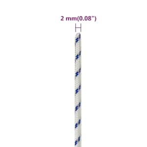Lodní lano bílé 2 mm 50 m polypropylen - obrázek 6