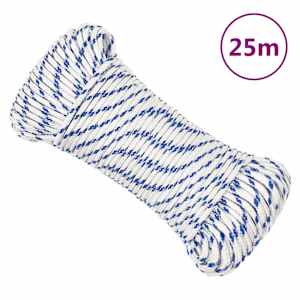 Lodní lano bílé 3 mm 25 m polypropylen - obrázek 1