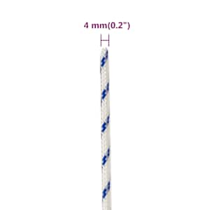 Lodní lano bílé 4 mm 100 m polypropylen - obrázek 6