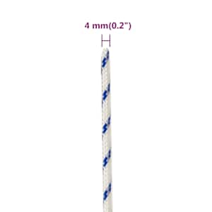 Lodní lano bílé 4 mm 250 m polypropylen - obrázek 6