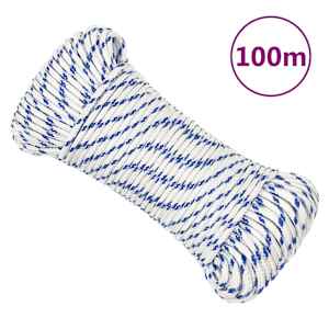 Lodní lano bílé 5 mm 100 m polypropylen - obrázek 1