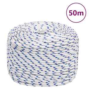 Lodní lano bílé 6 mm 50 m polypropylen - obrázek 1