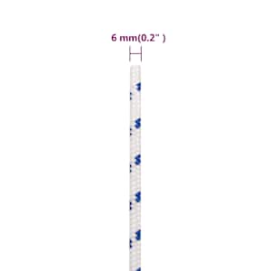 Lodní lano bílé 6 mm 50 m polypropylen - obrázek 6