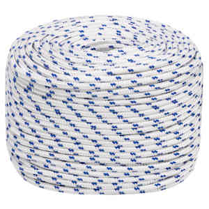 Lodní lano bílé 6 mm 250 m polypropylen - obrázek 2