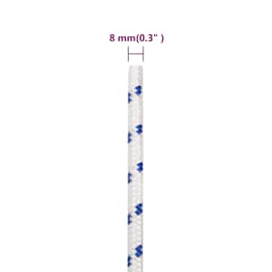 Lodní lano bílé 8 mm 25 m polypropylen - obrázek 6