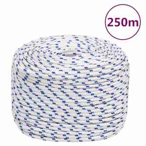 Lodní lano bílé 8 mm 250 m polypropylen - obrázek 1