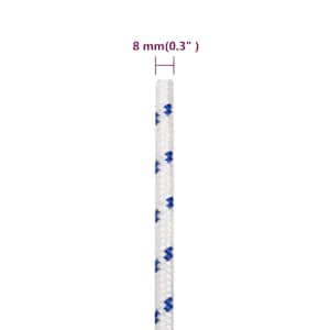Lodní lano bílé 8 mm 250 m polypropylen - obrázek 6