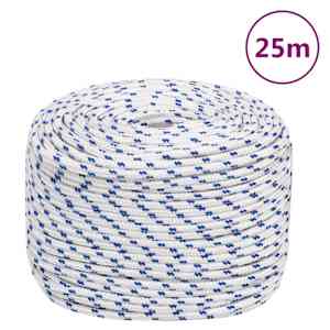 Lodní lano bílé 10 mm 25 m polypropylen - obrázek 1
