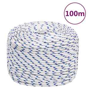 Lodní lano bílé 10 mm 100 m polypropylen - obrázek 1